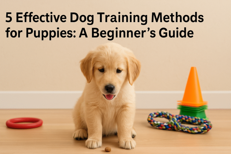 5 Effective Dog Training Methods For Puppies: A Beginner’s Guide