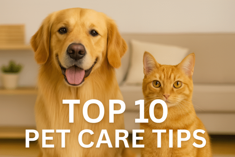 Top 10 Pet Care Tips Every New Owner Should Know