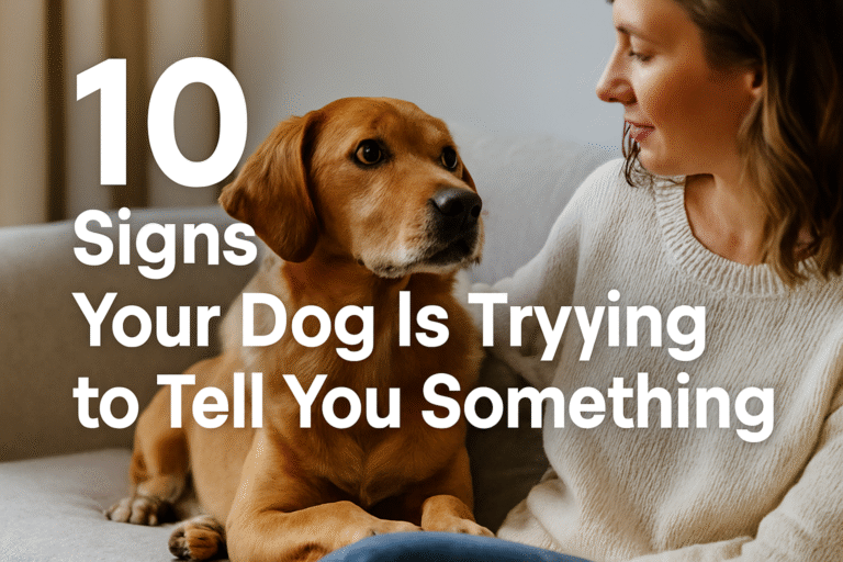 10 Signs Your Dog Is Trying to Tell You Something